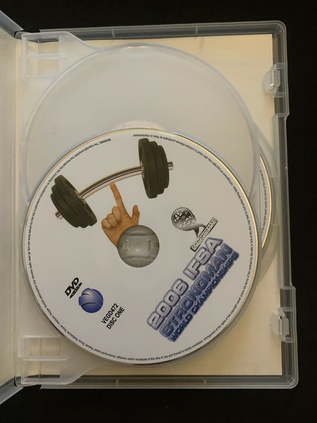 2006 IFSA Strongman World Championships in Iceland - DVD All Regions