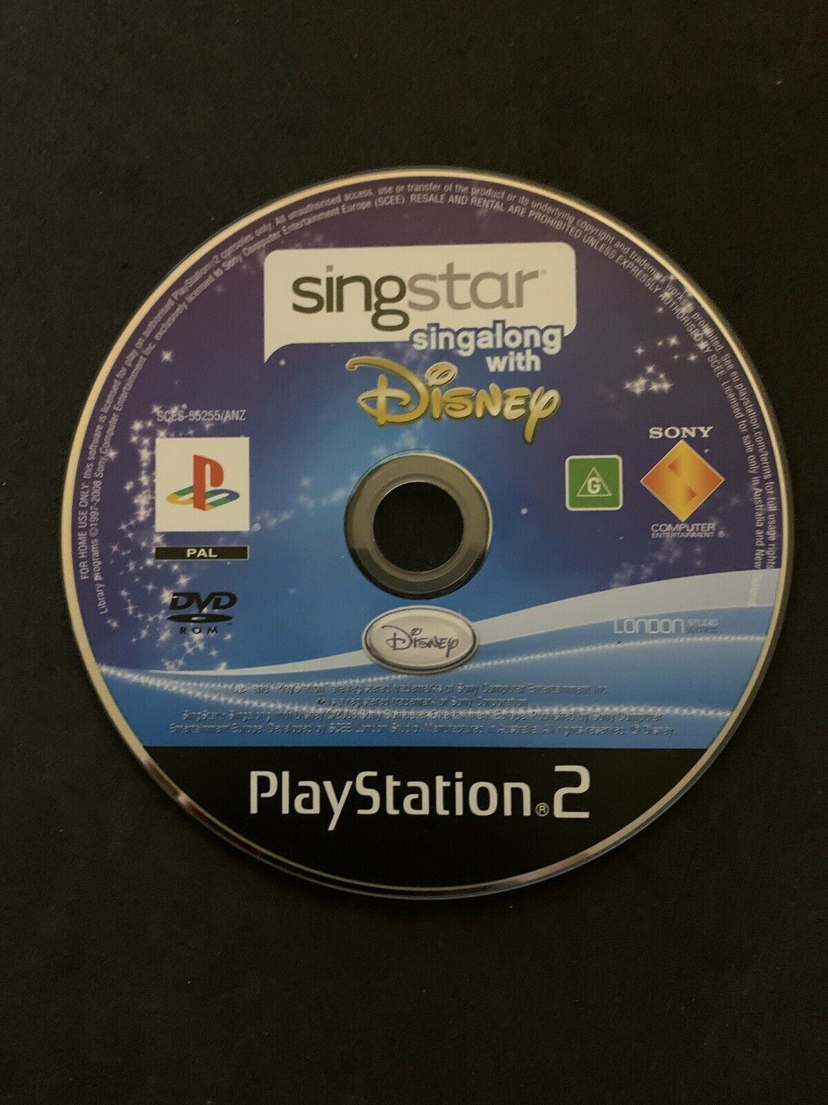 Singstar Singalong With Disney - Sony Playstation 2 with Manual PAL