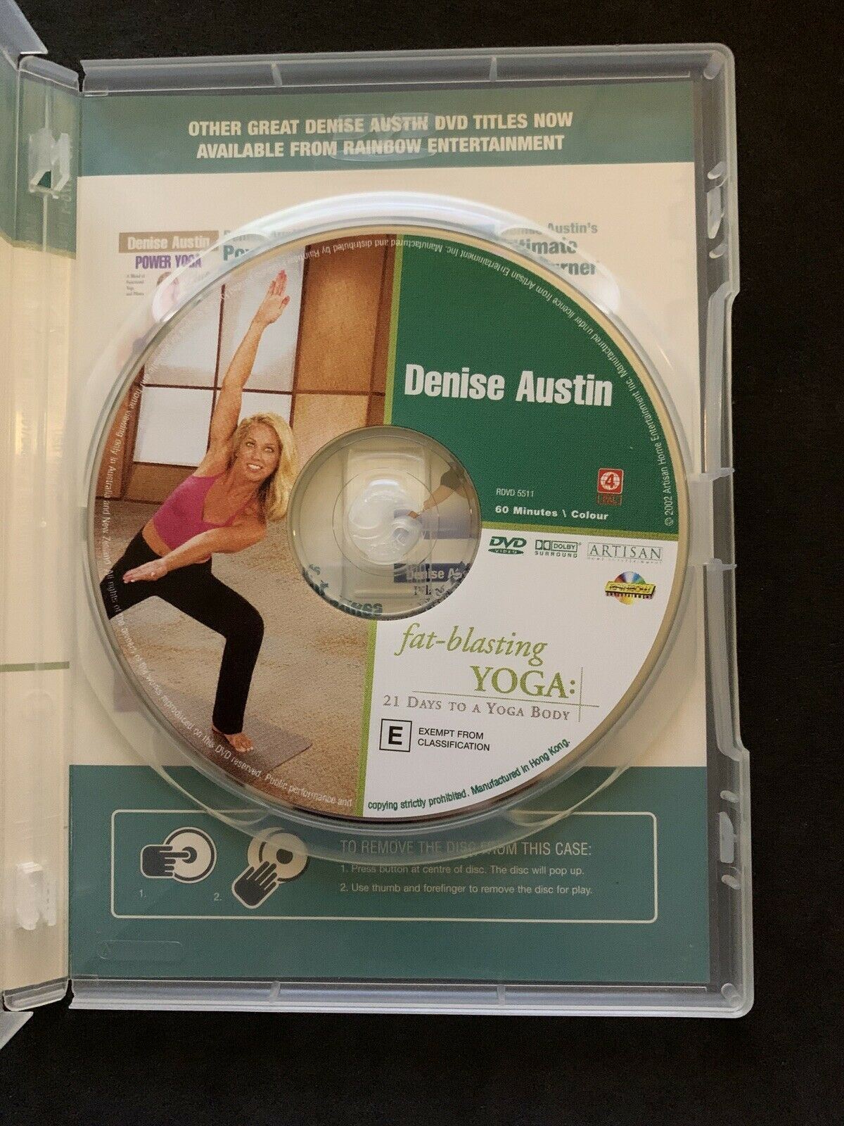 Denise Austin - Fat Blasting Yoga: 21 Days to a Yoga Body (DVD) Region 4