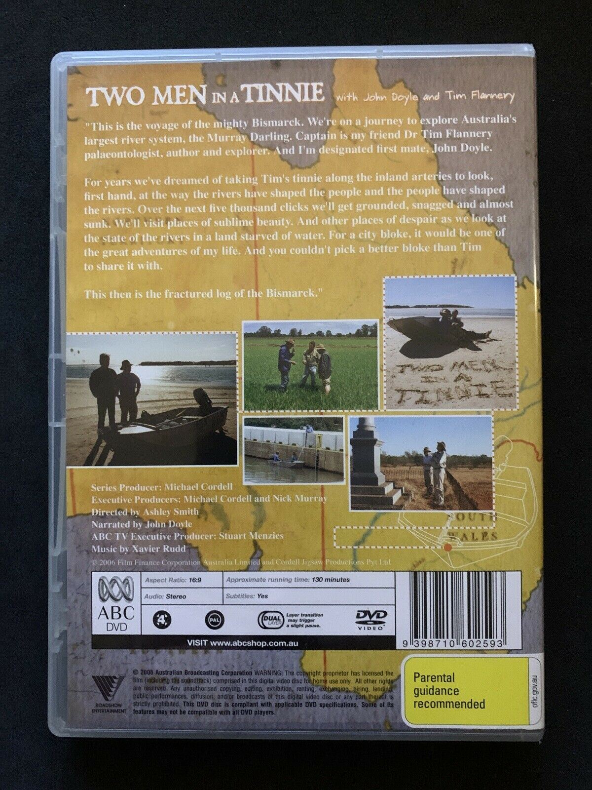 Two Men In a Tinnie (DVD, 2006) John Doyle, Tim Flannery - Region 4