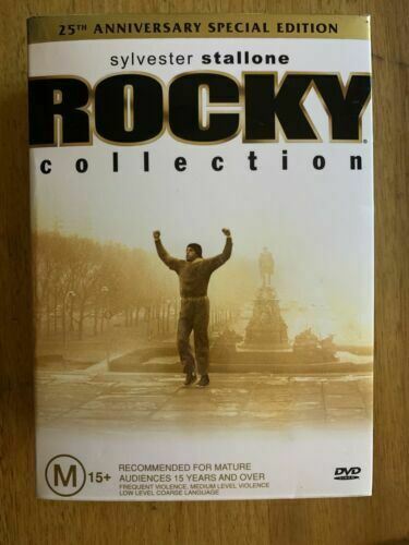 Rocky 1 2 3 4 5 (DVD, 2003, 5-Disc Set) 25th Anniversary Special Edition