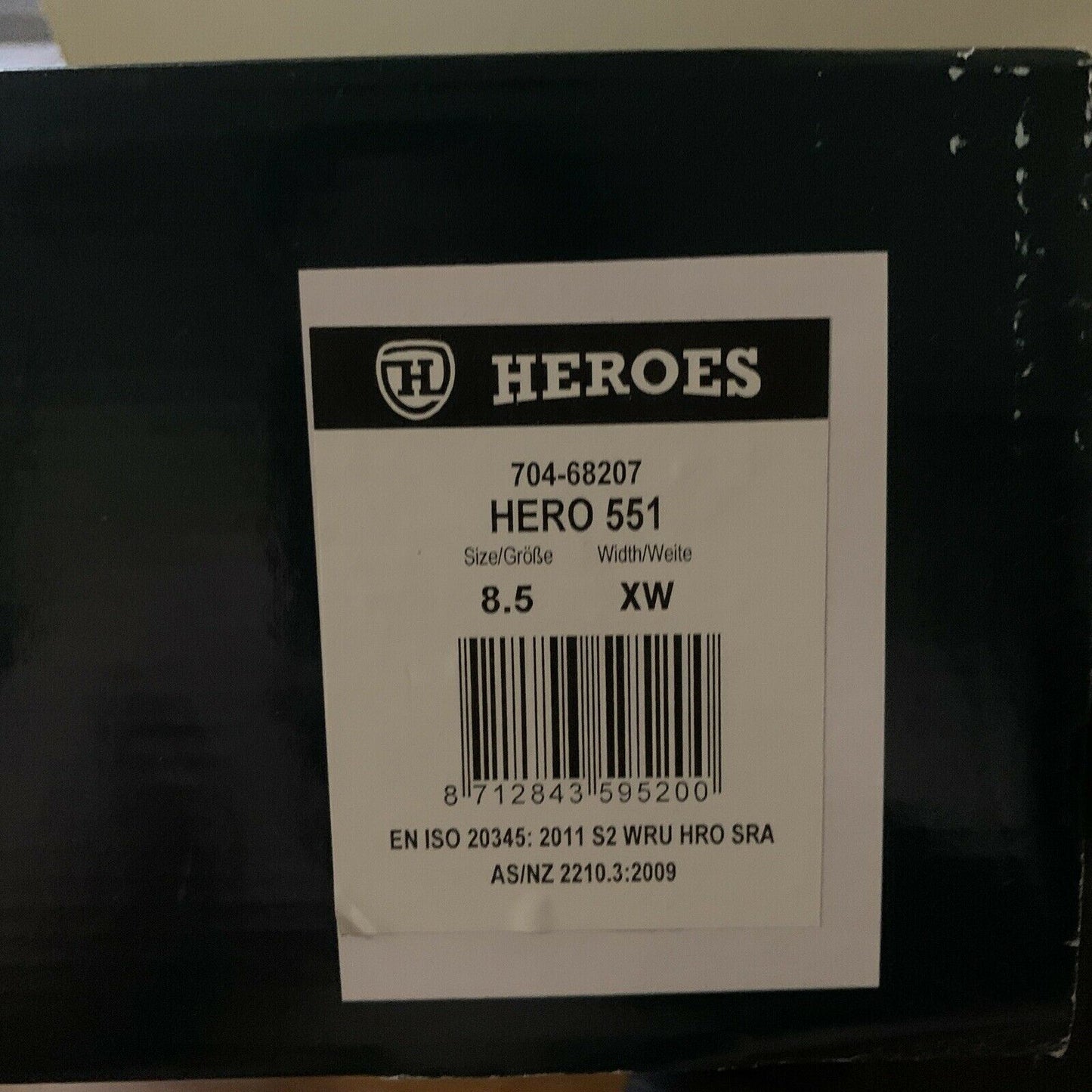 Bata Industrials Hero 551 Workwear Boots 8.5 UK Steel Toecap BOA Lacing System