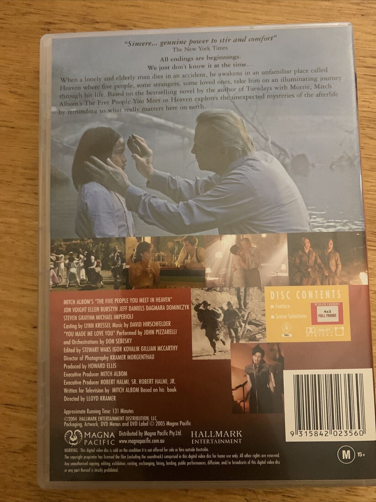 The Five People You Meet In Heaven (DVD, 2004) Jon Voight, Ellen Burstyn