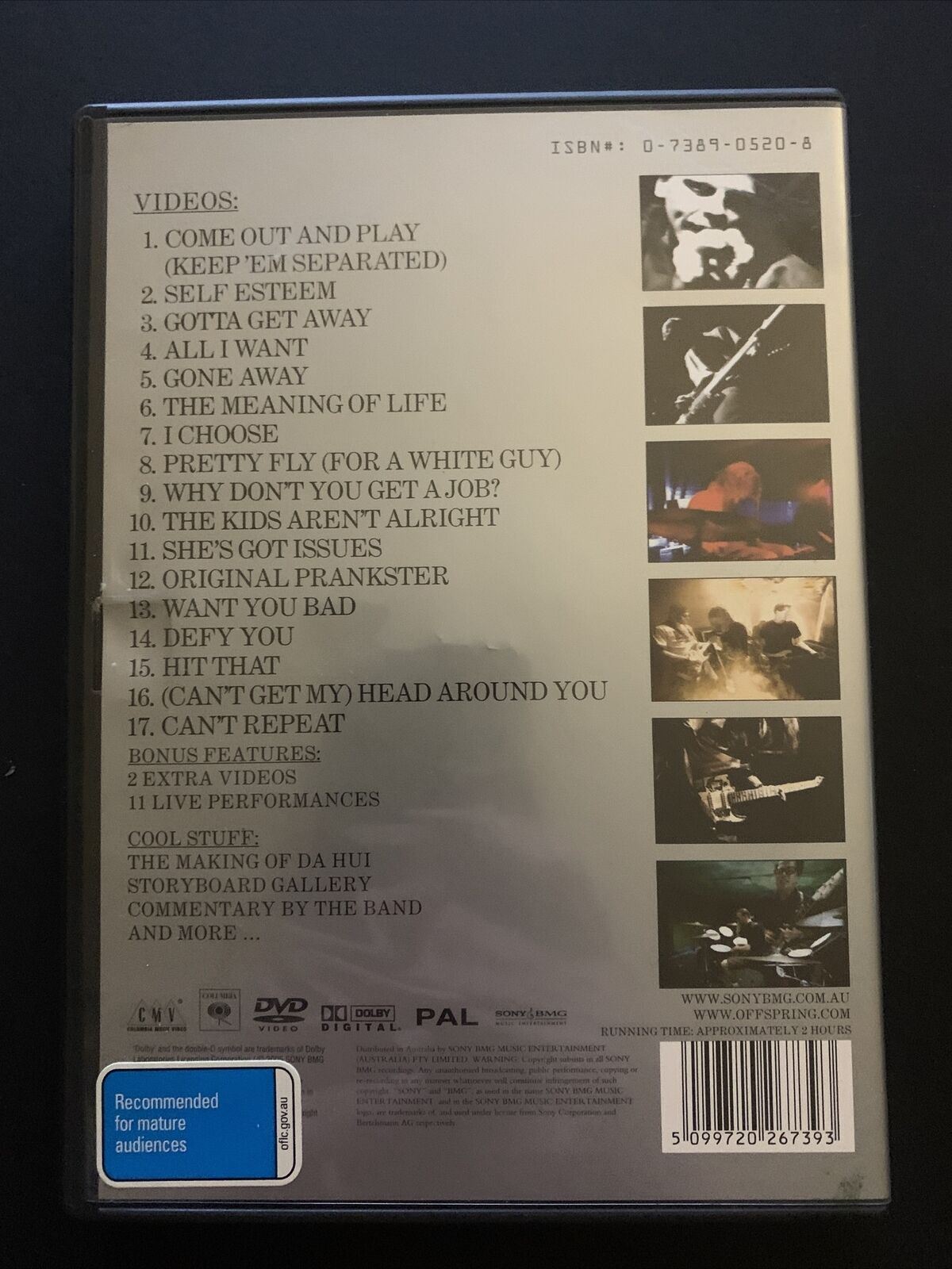 The Offspring - Complete Music Video Collection (DVD, 2005)