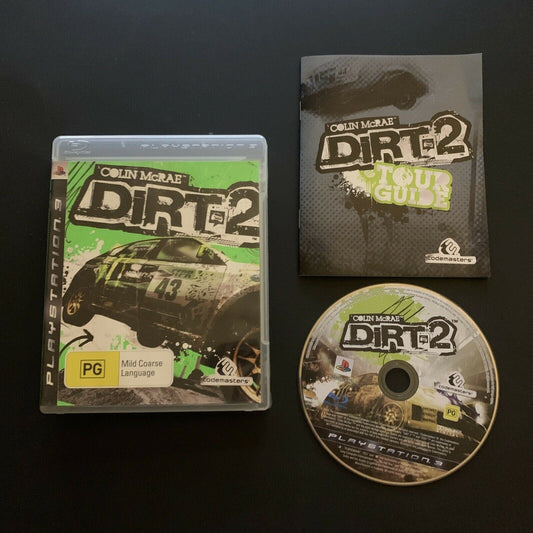 Colin McRae DiRT 2 - PS3 Game with  Manual