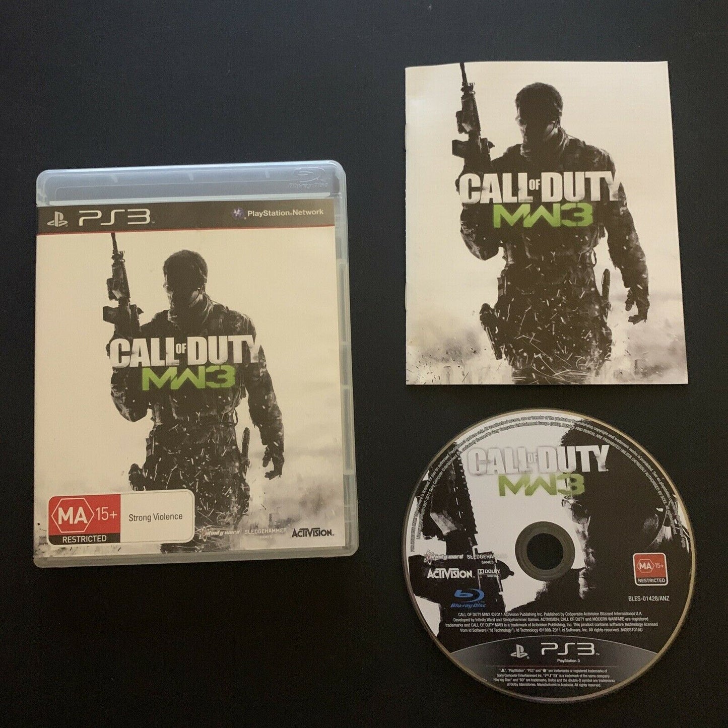 Call of Duty Modern Warfare 3 MW3 - Sony Playstation 3 Game  Complete PS3