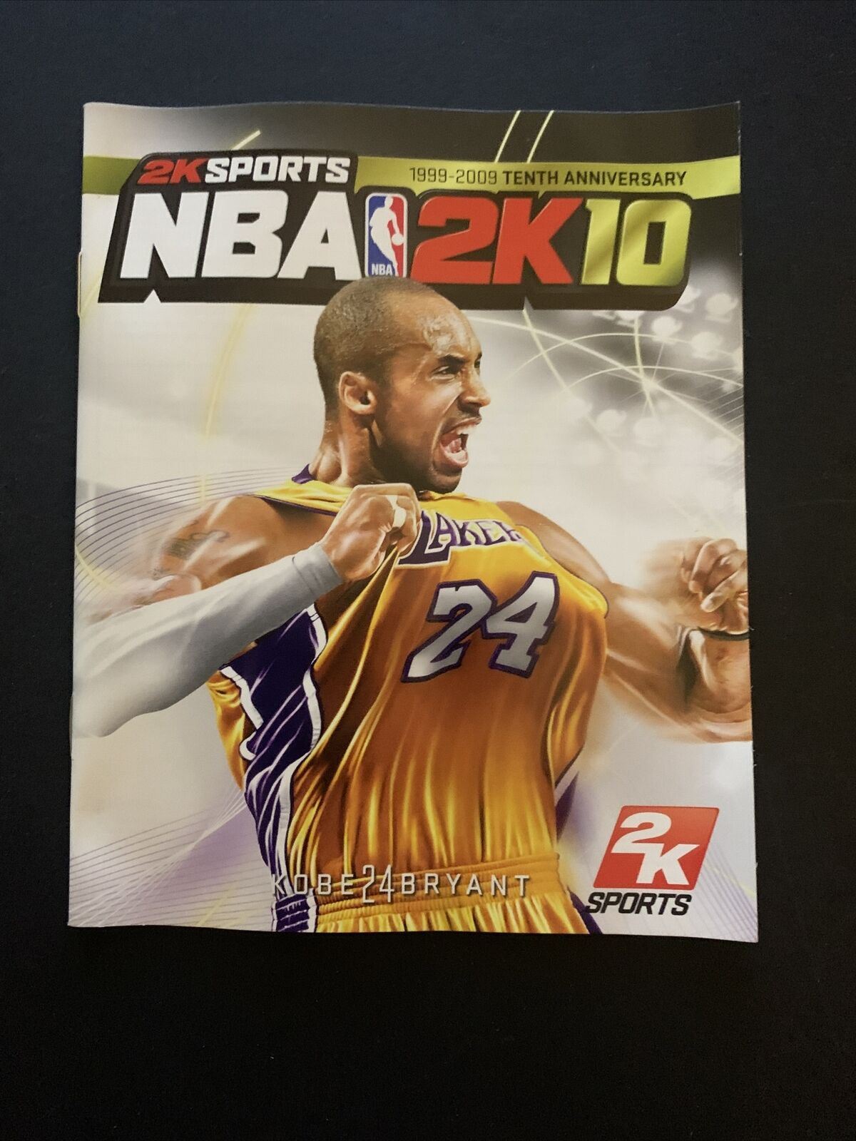 NBA 2K10 (Kobe Bryant Cover) -  PS3 Playstation 3 Game with Manual