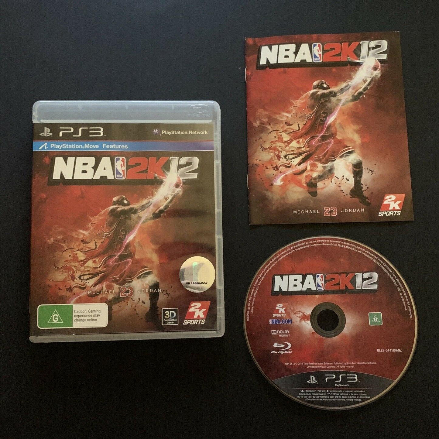 NBA 2K12 - Playstation 3 PS3 Game With  Manual