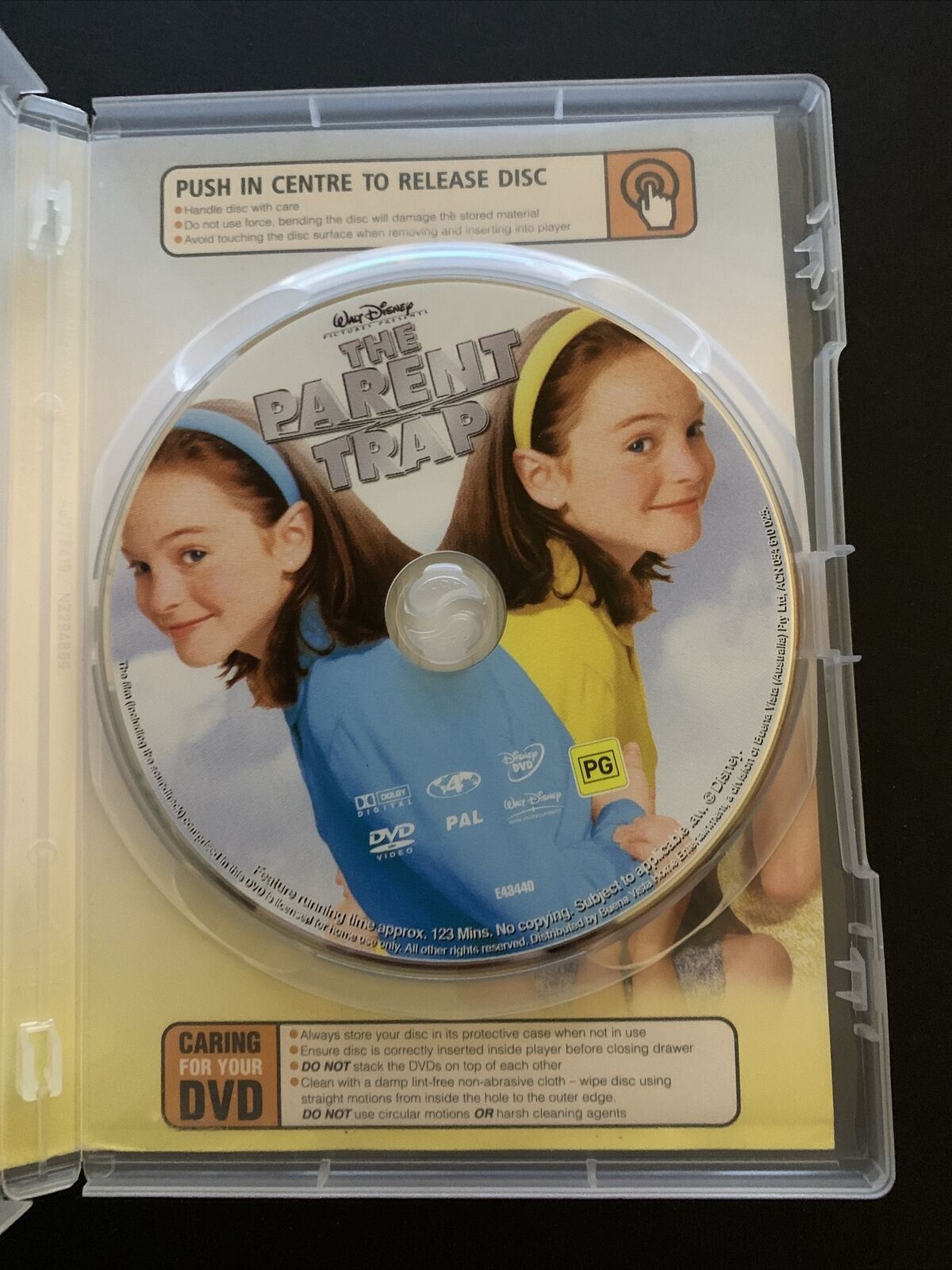 The Parent Trap (DVD, 1998) Lindsay Lohan, Dennis Quaid - Region 4