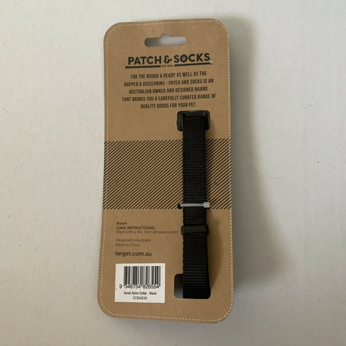 Patch & Socks - Small Nylon Collar 1.5x28/39.5cm
