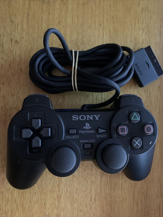 Genuine Sony Playstation 2 PS1 PS2 Analog Controller DualShock 2 Wired SCPH10010