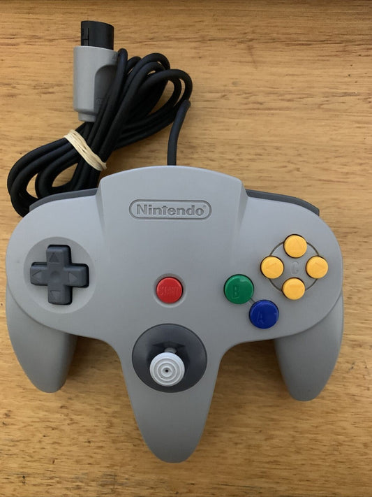Genuine Official N64 Nintendo 64 Controller NUS-005 Grey