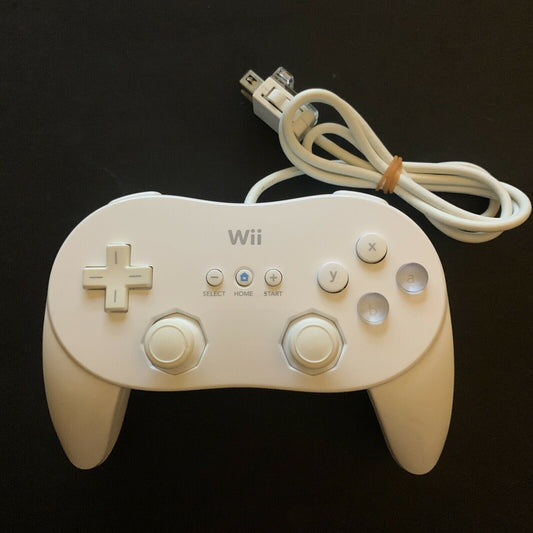 GENUINE Nintendo Wii Classic Controller Pro - White RVL-005