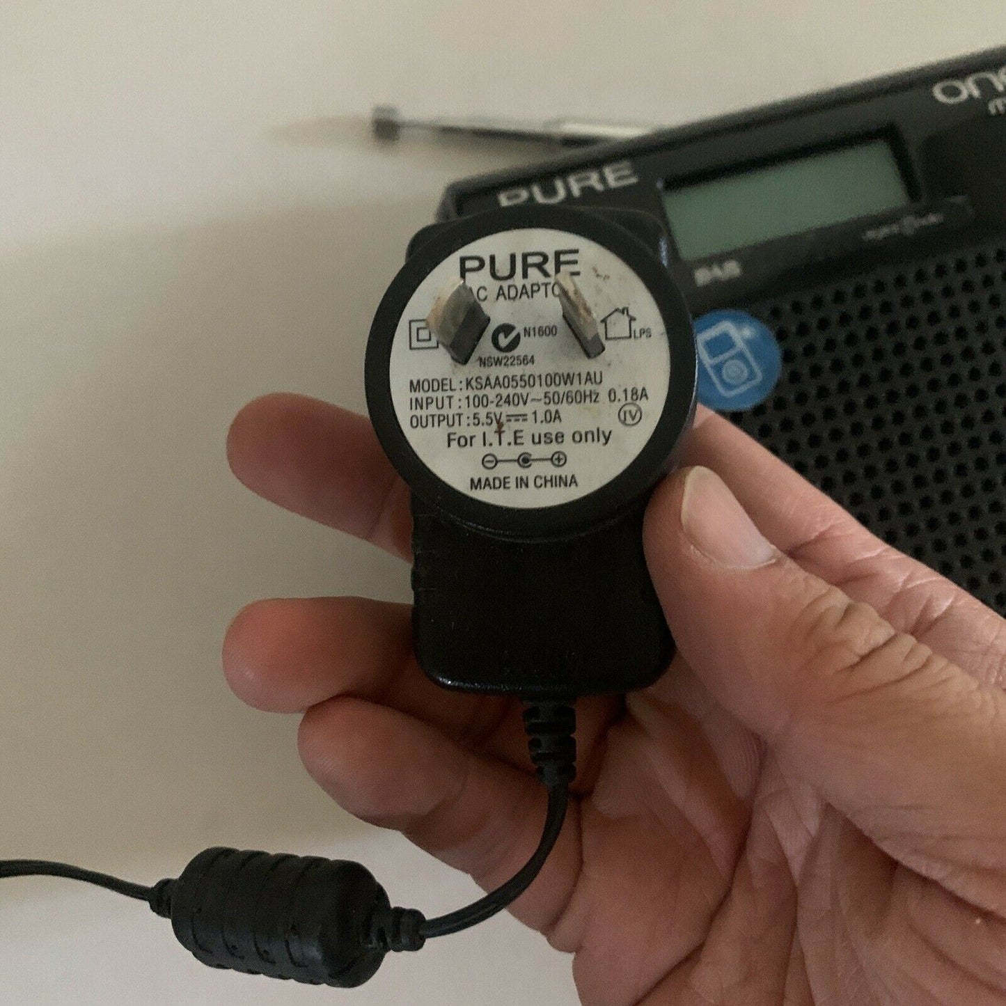 Pure One Mini Digital Radio DAB/FM *Doesn't Include Rechargable Battery*