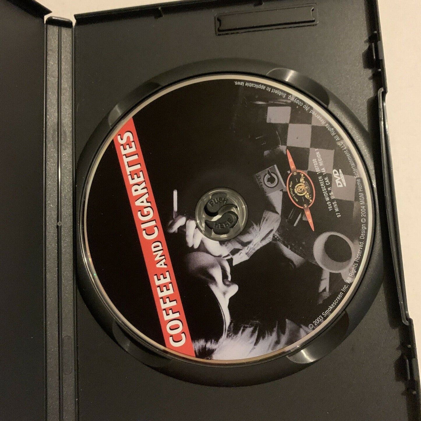 Coffee And Cigarettes (DVD, 2003) Jim Jarmusch, Tom Waits, Iggy Pop. Region 1