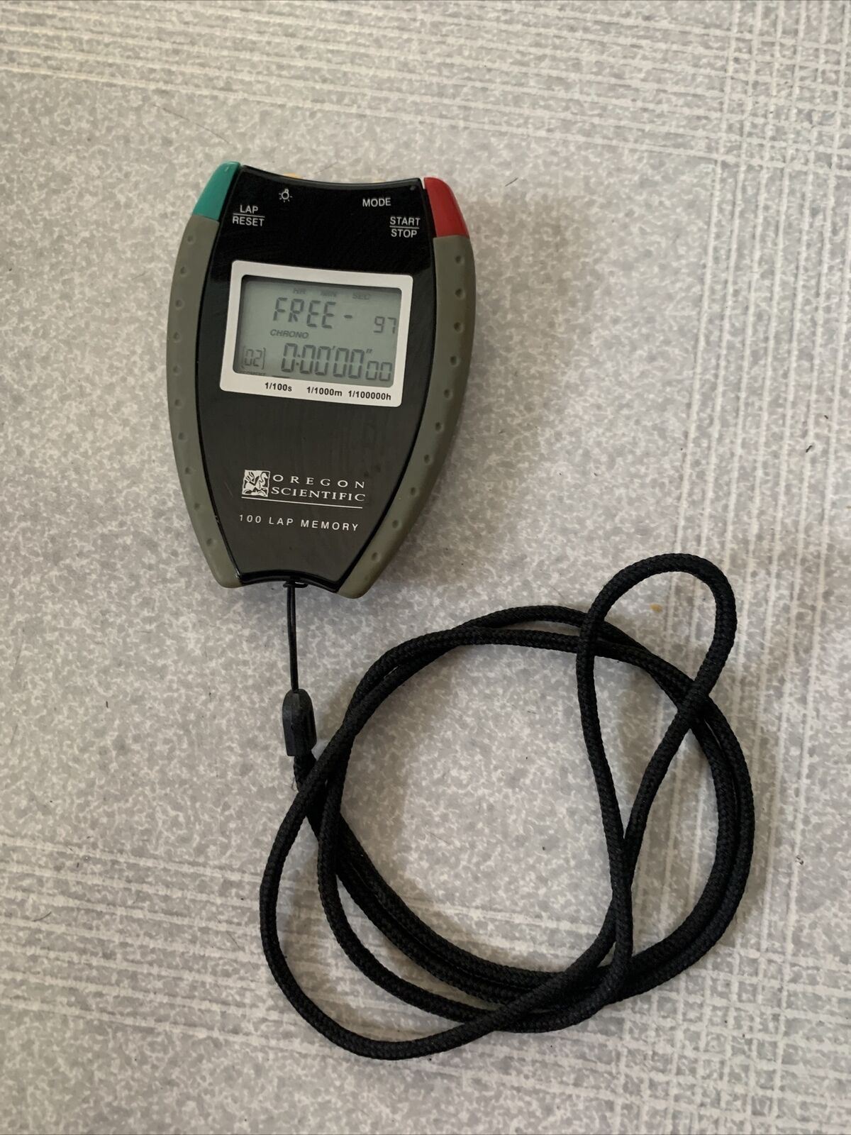 Oregon Scientific SL928D Professional Athletics Stopwatch 100 Lap Memory