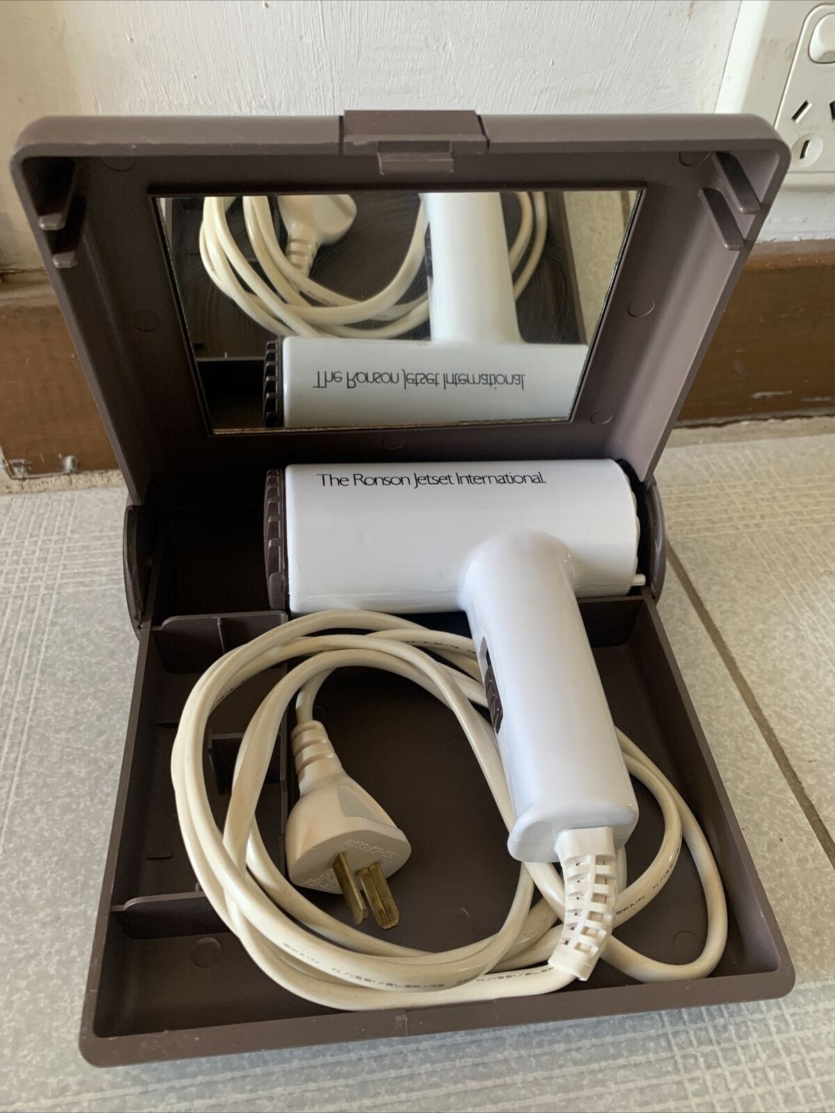 Vintage The Ronson Jetset International Travel Hair Dryer