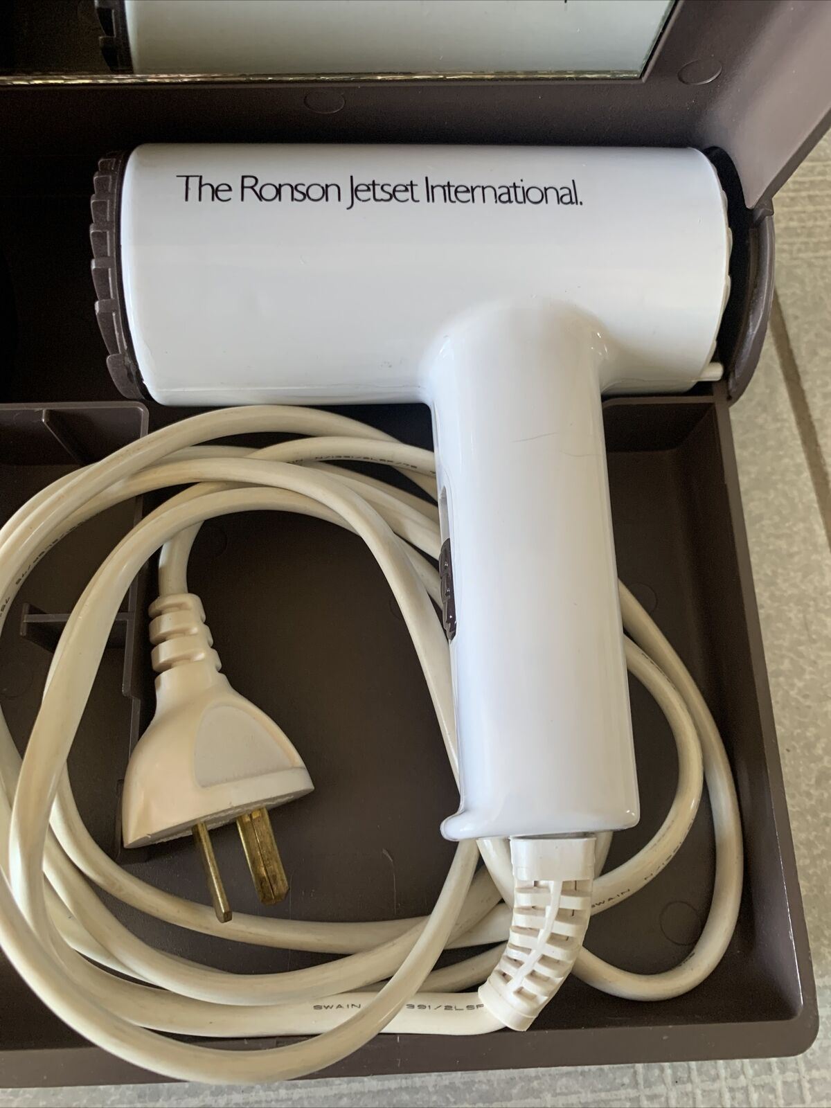Vintage The Ronson Jetset International Travel Hair Dryer