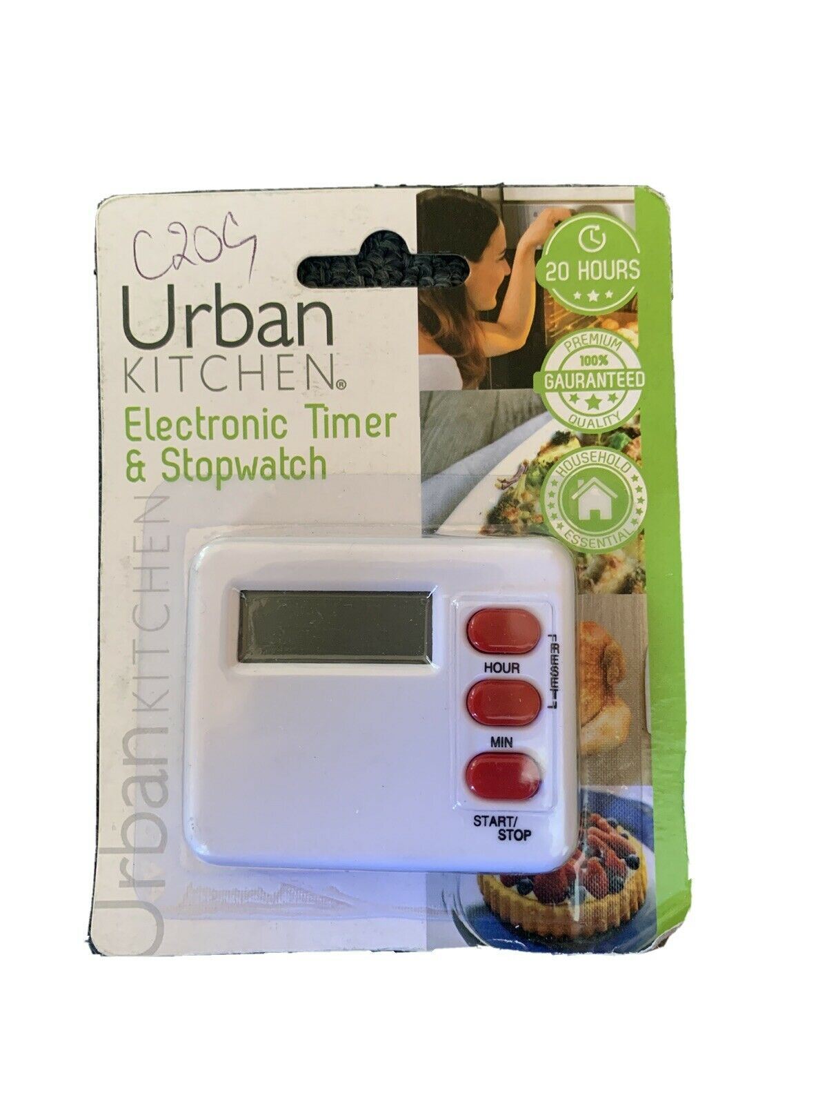Urban Kitchen Electronic Timer & Stopwatch