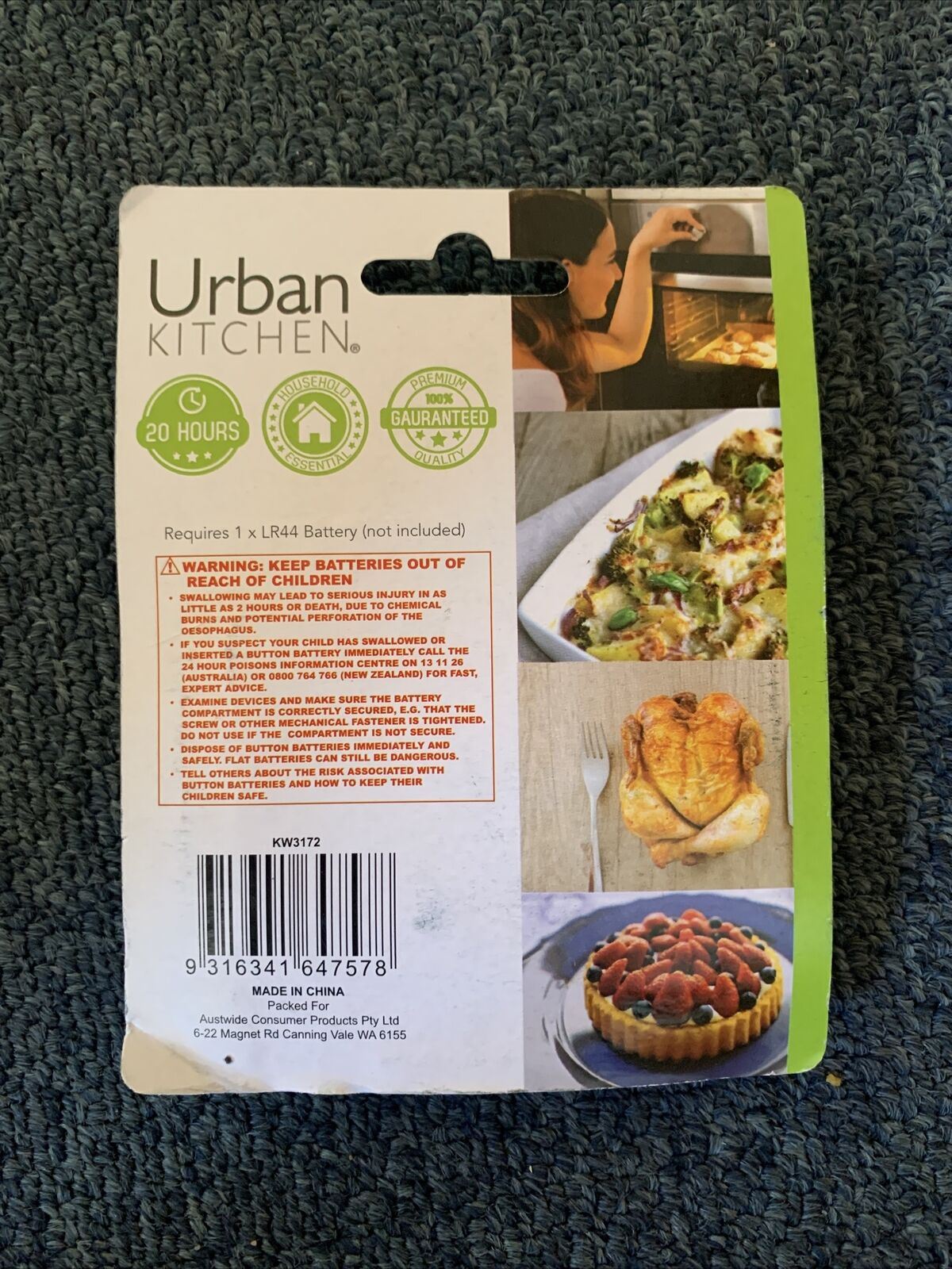 Urban Kitchen Electronic Timer & Stopwatch