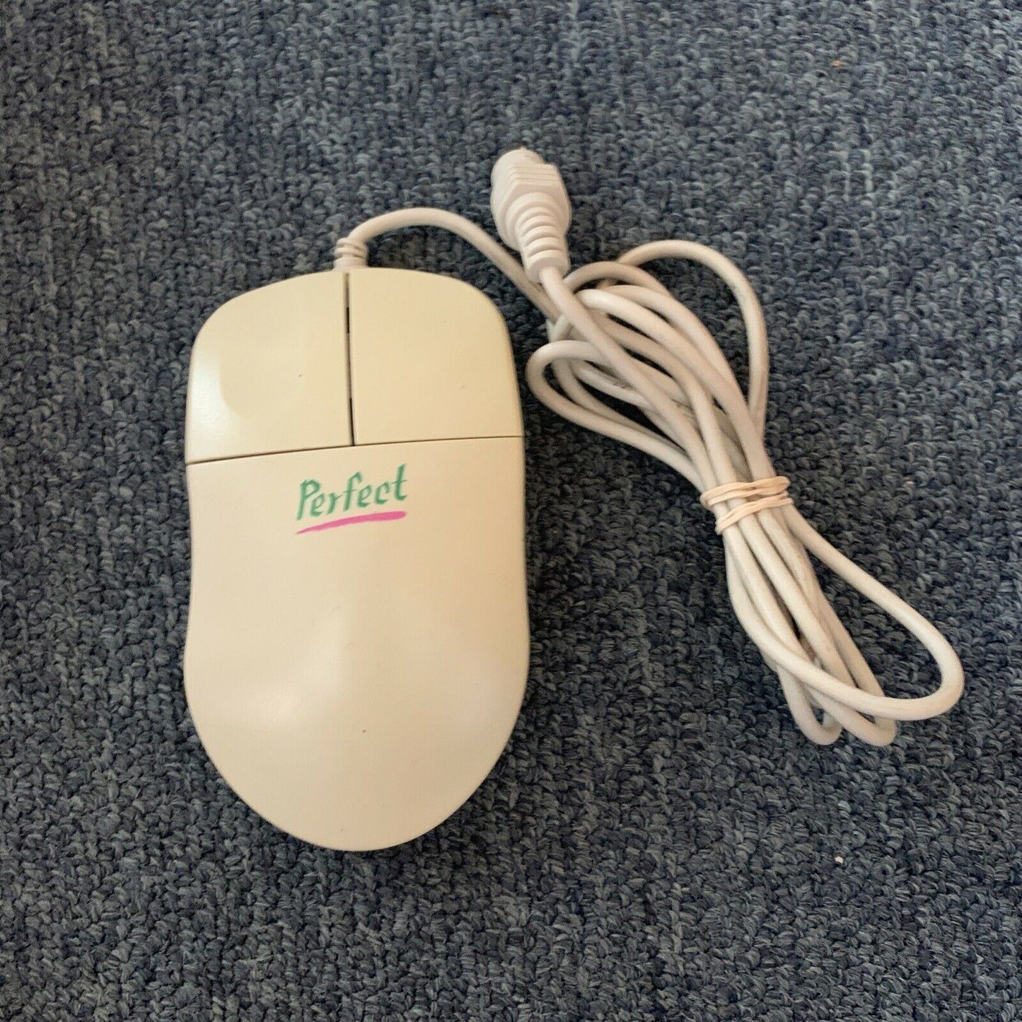 Vintage 2 Button PS/2 Mouse - Mechanical Ball