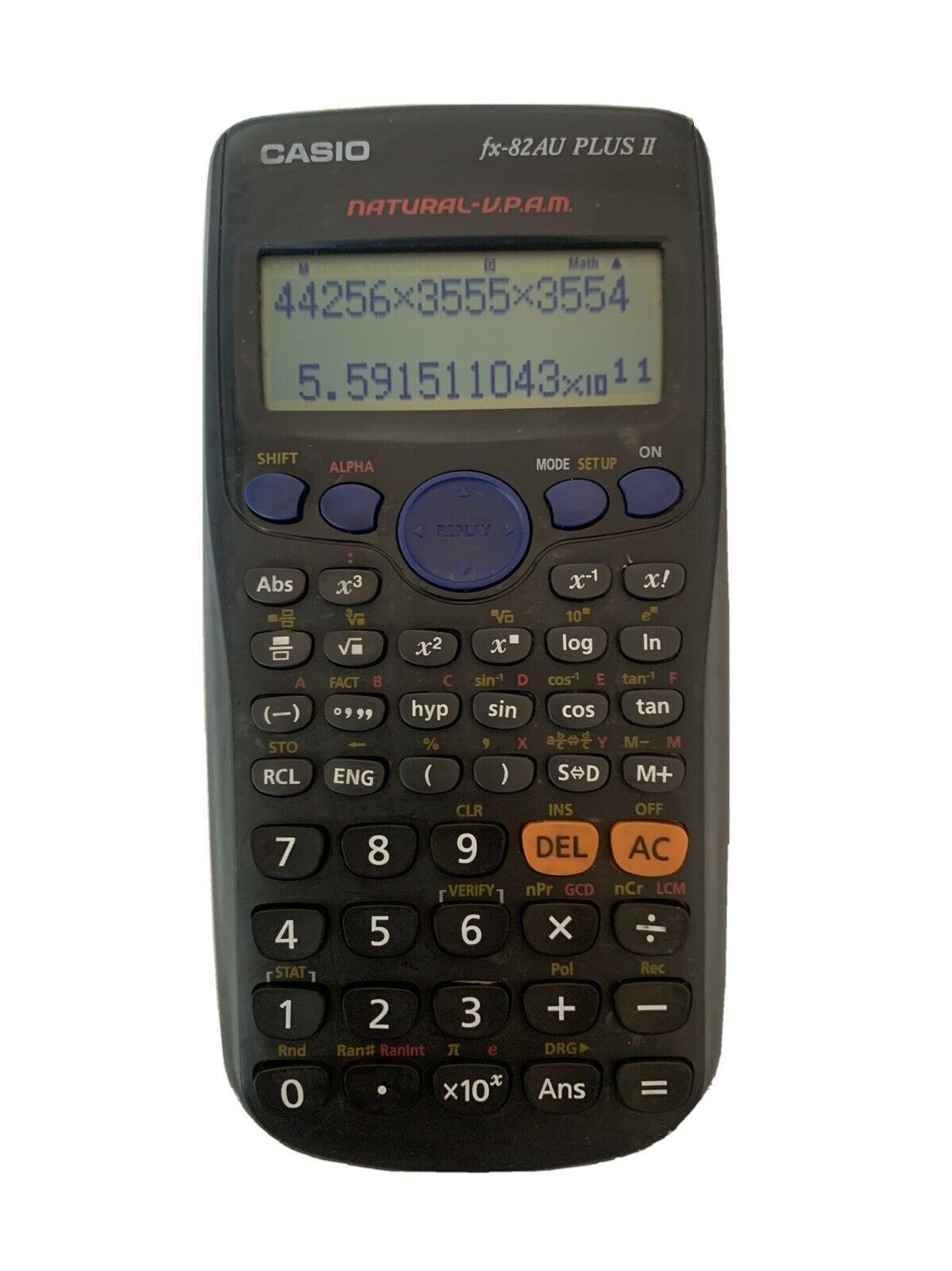 Casio FX82AU PLUS II Scientific Calculator Retro Unit