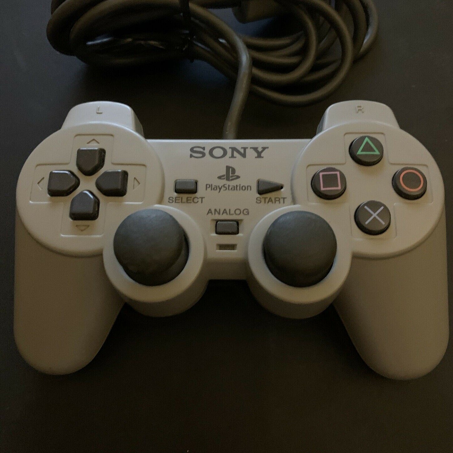 Genuine Sony PlayStation 2 CONTROLLER Grey Analog Dual Shock  PS1 PS2 SCPH-1200