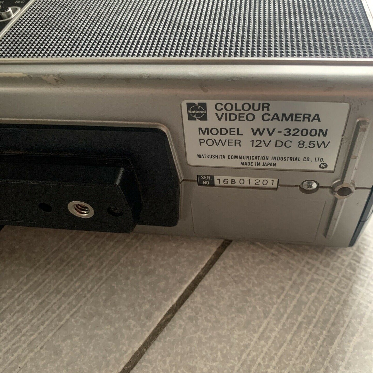 Vintage National Colour Video Camera WV-3200N - untested
