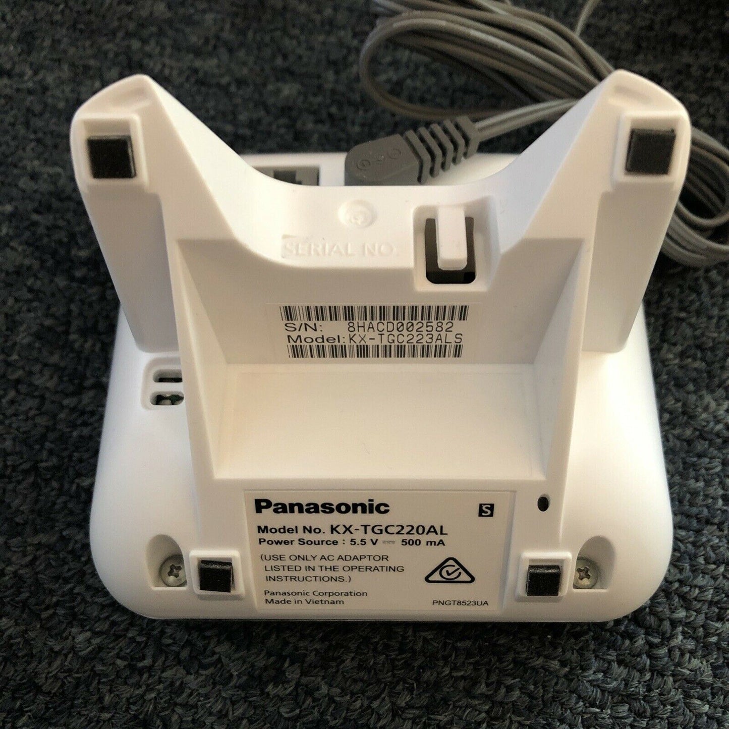 Panasonic KX-TGC220AL Base Charger & Adapter PNLV226AL 5.5v 500mA