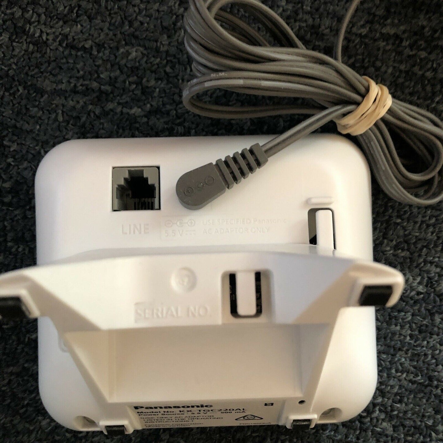 Panasonic KX-TGC220AL Base Charger & Adapter PNLV226AL 5.5v 500mA