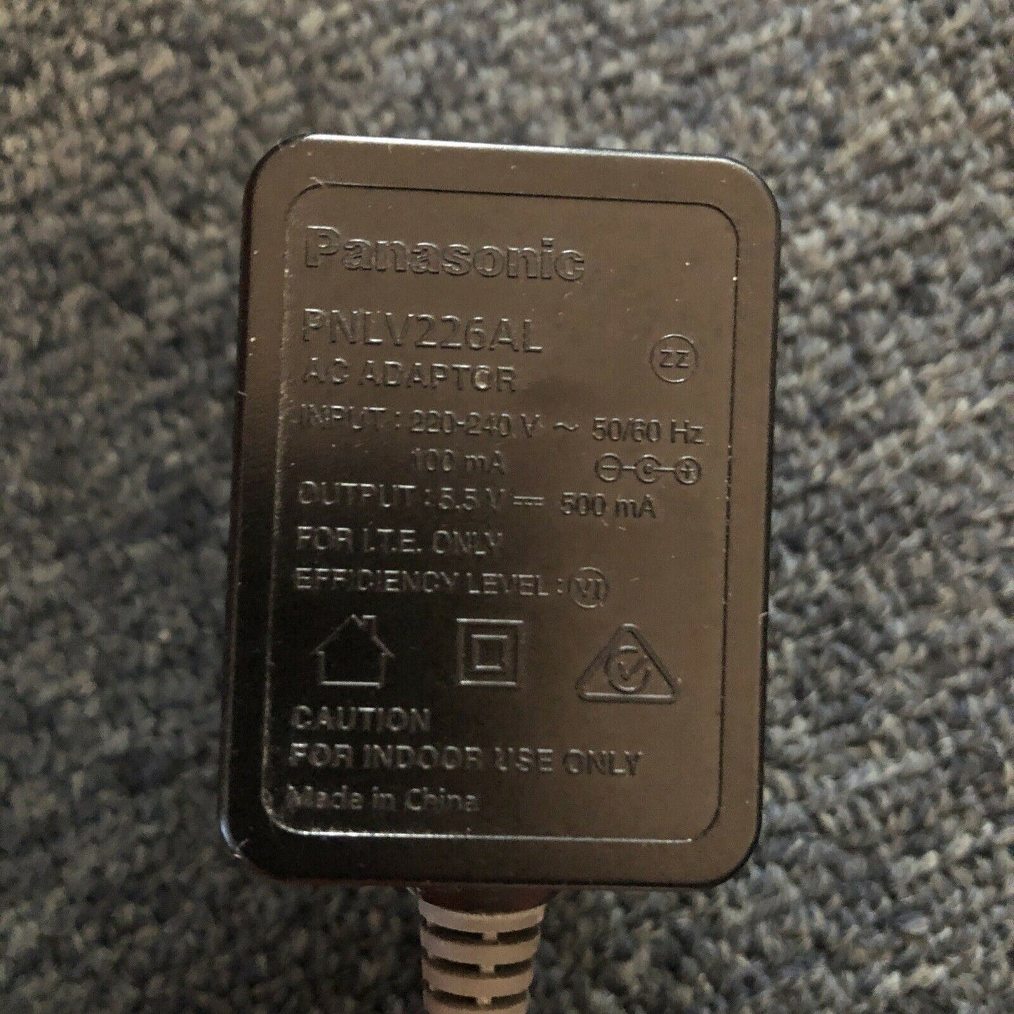 Panasonic KX-TGC220AL Base Charger & Adapter PNLV226AL 5.5v 500mA