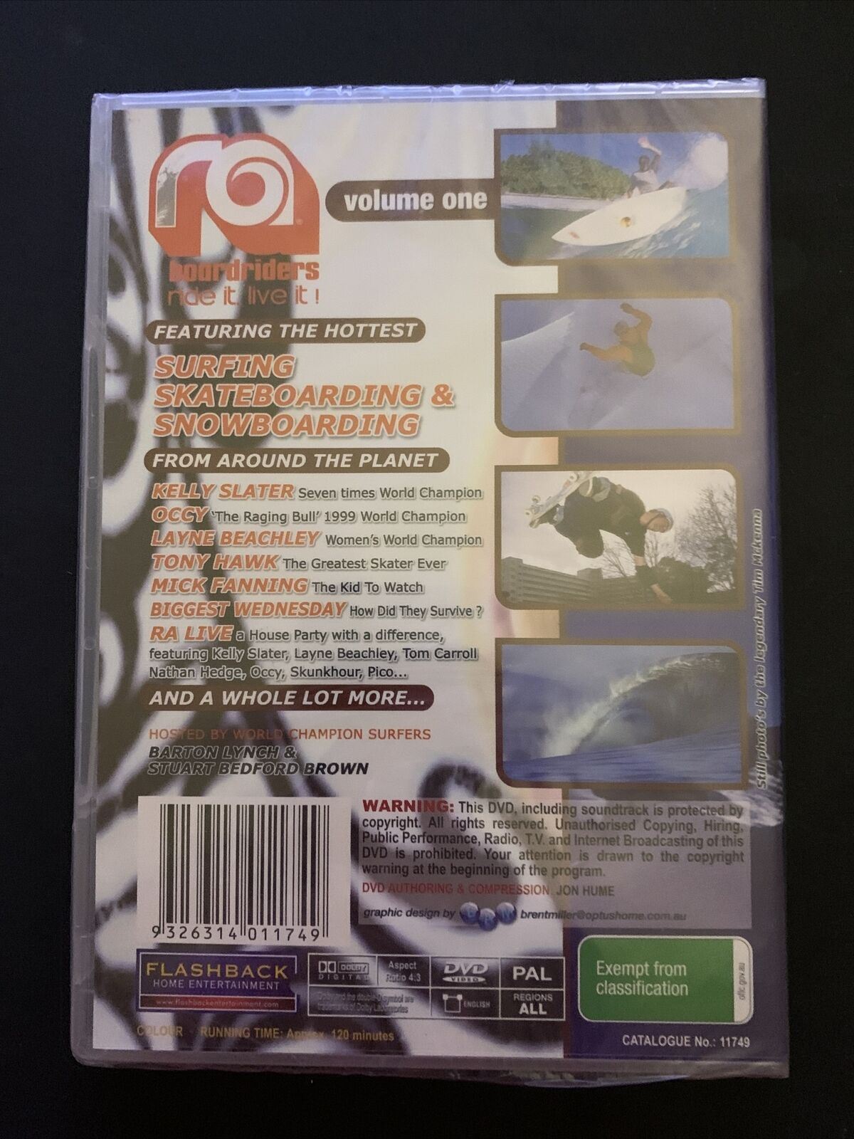 *New Sealed* RA Boardriders - Volume 1 (DVD) Kelly Slater & Tony Hawk Region All
