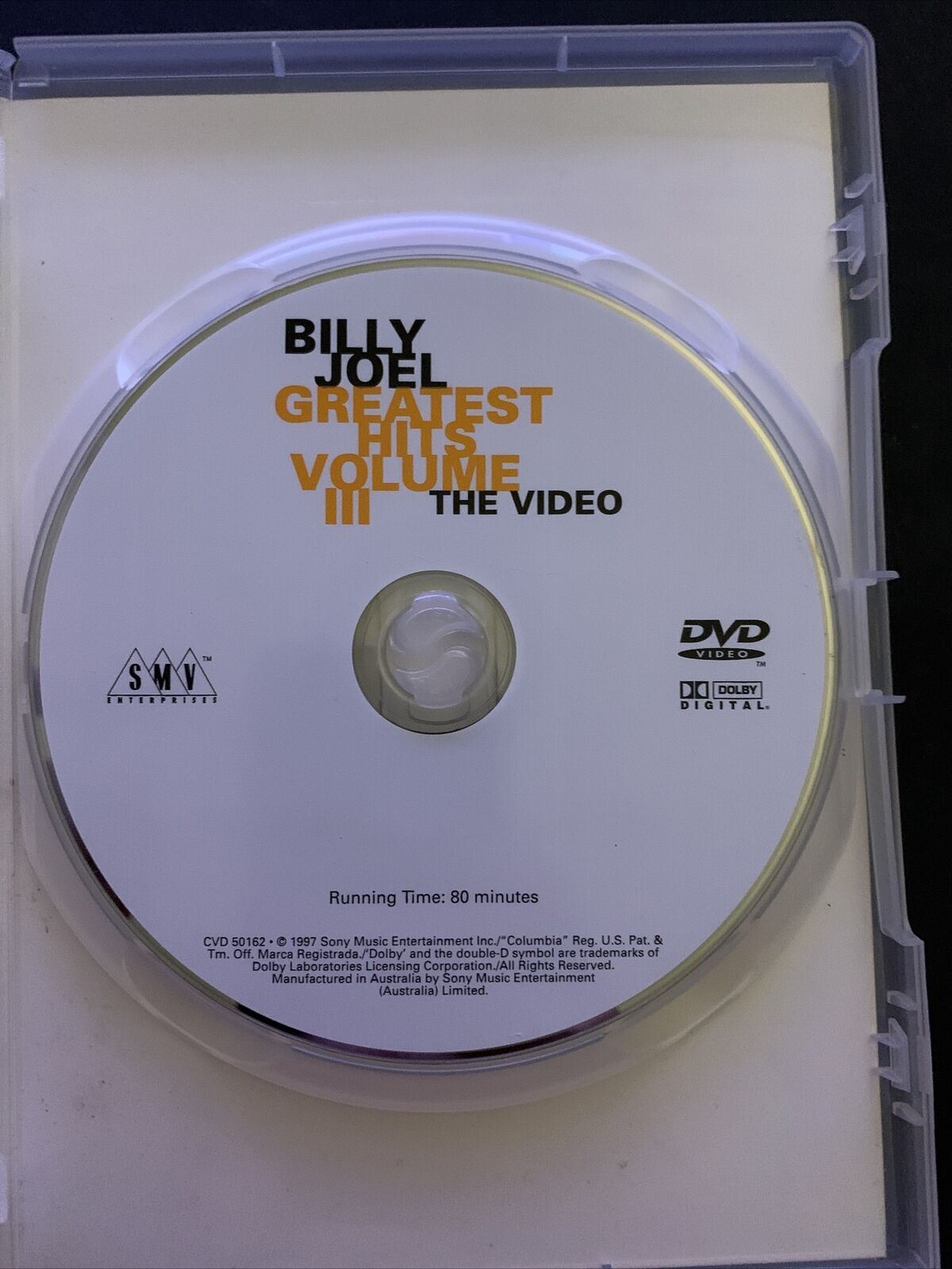 Billy Joel - Greatest Hits : Vol 3 (DVD, 1999) All Regions