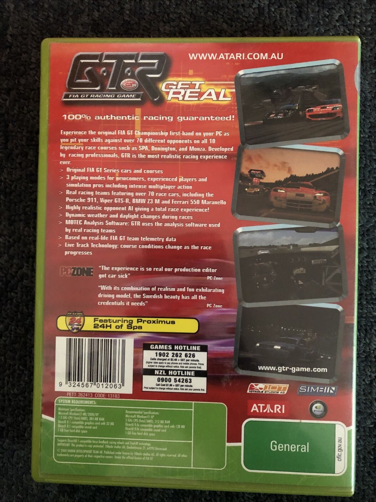 GTR FIA GT Racing Game - PC Windows