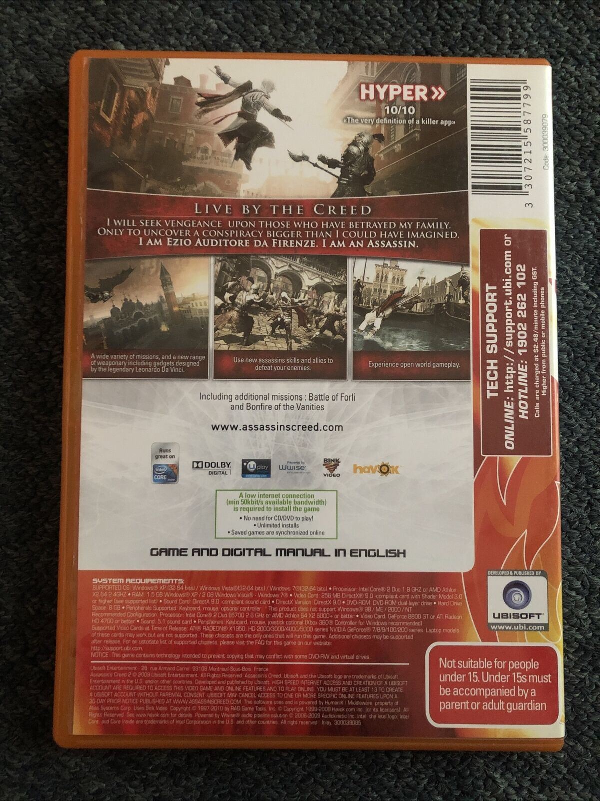Assassin's Creed 1 & 2 - PC Windows Game