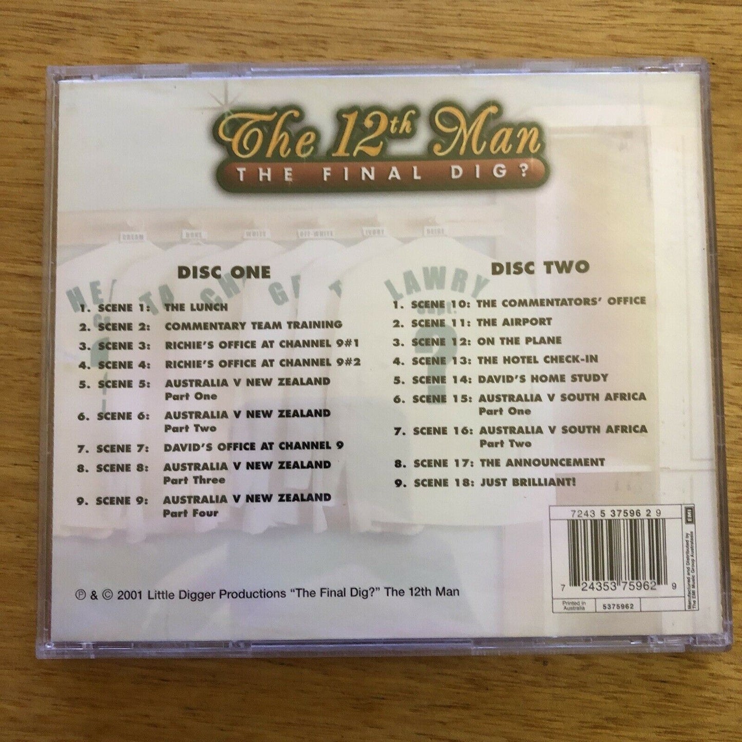 The 12th Man - The Final Dig (CD, 2001, 2-Disc) Album