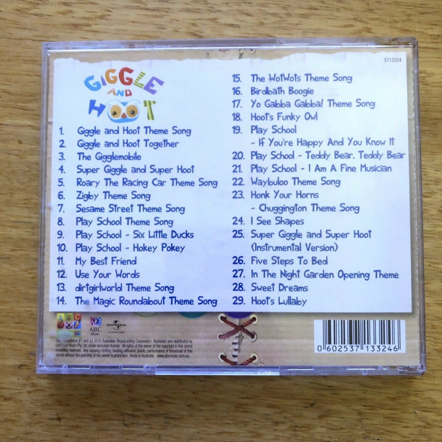 Giggle & Hoot - Beak Bopping Tunes (CD, 2010) Album