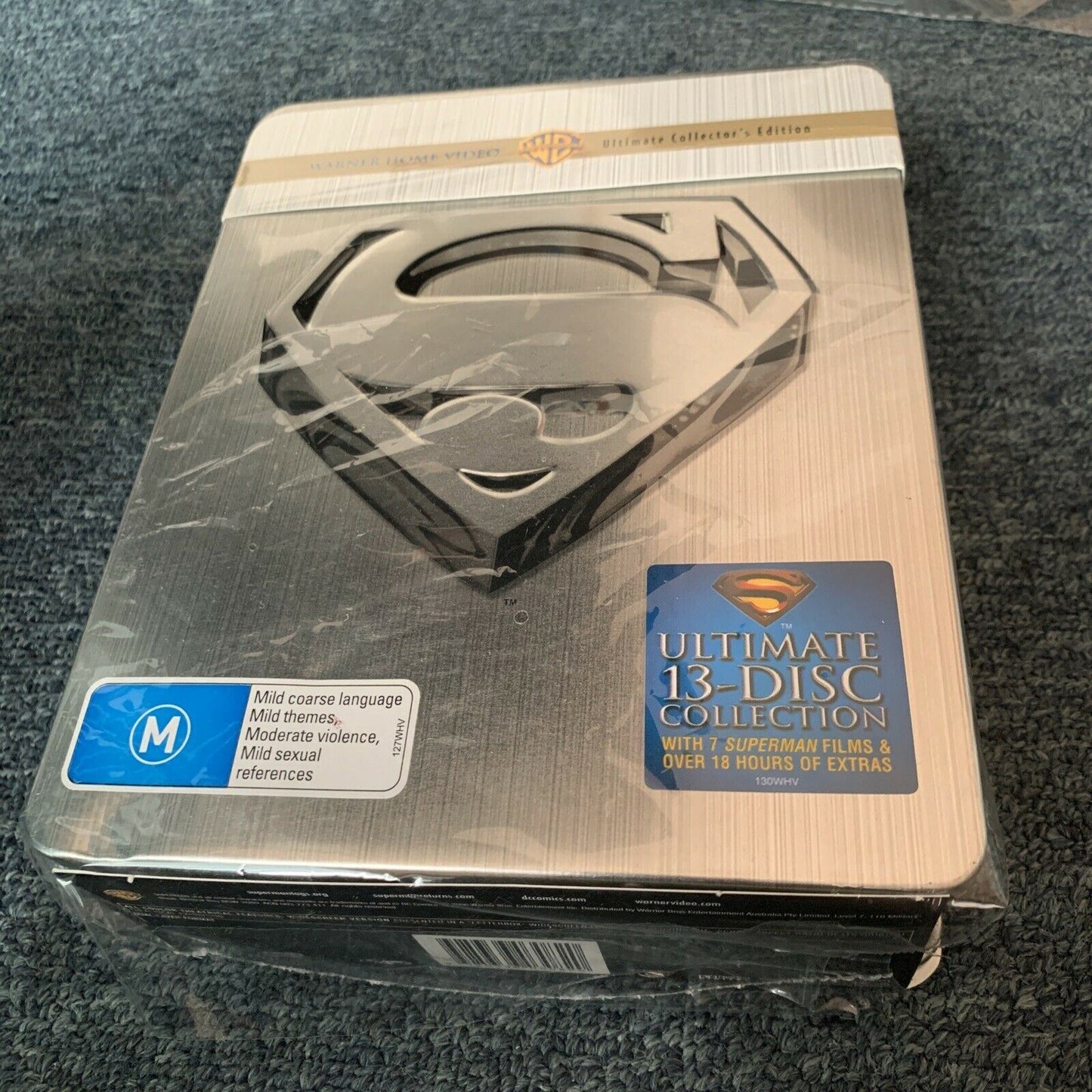Superman Ultimate Collection with Metal Case (DVD, 2006, 13-Disc Set) Region 4
