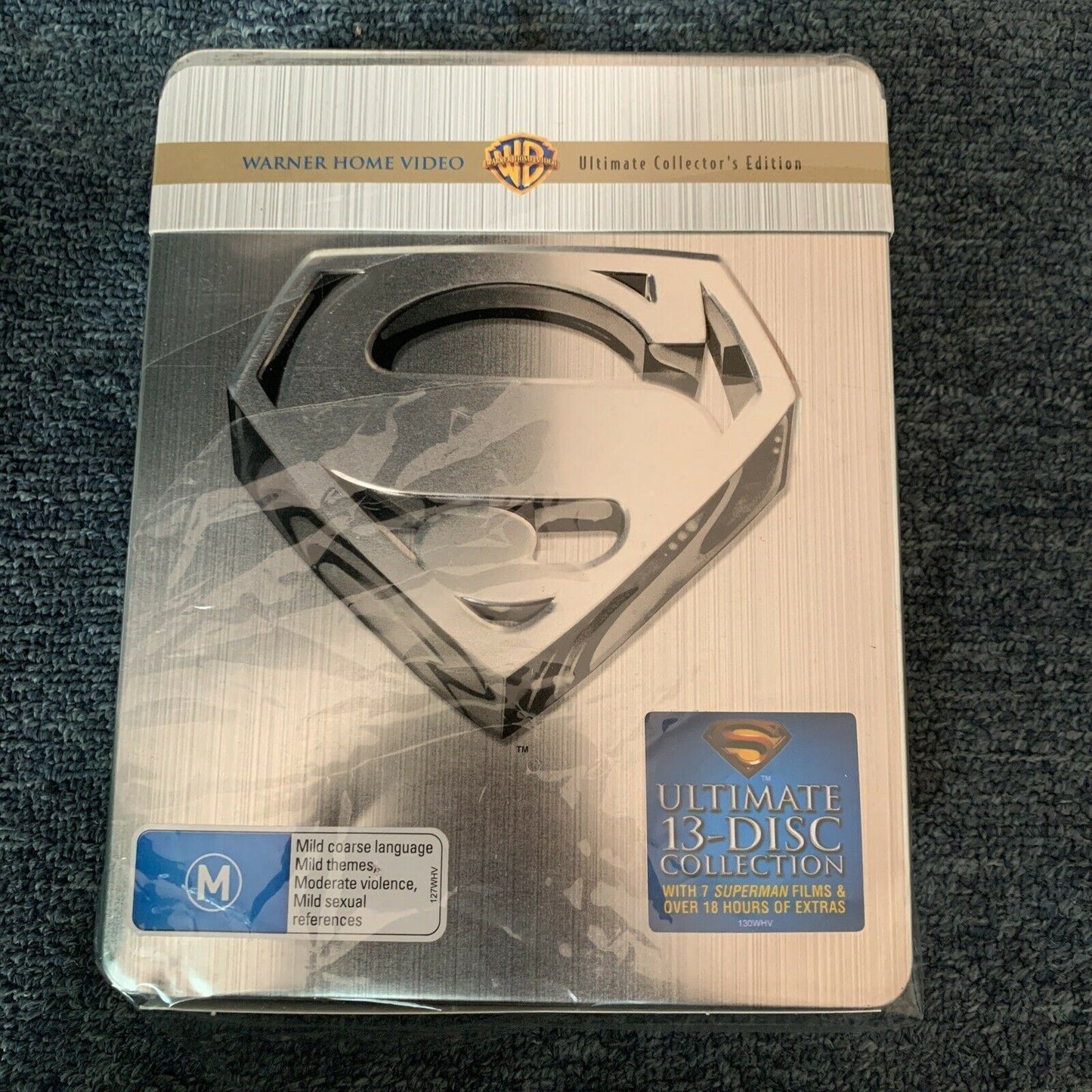 Superman Ultimate Collection with Metal Case (DVD, 2006, 13-Disc Set) Region 4