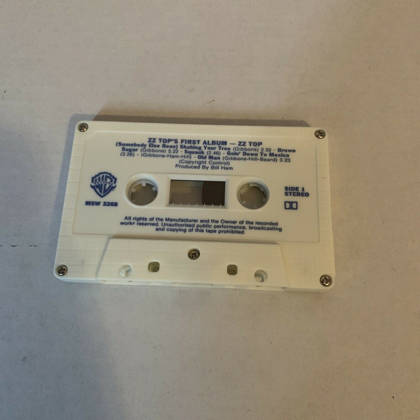 ZZ Top's First Album - Cassette Tape