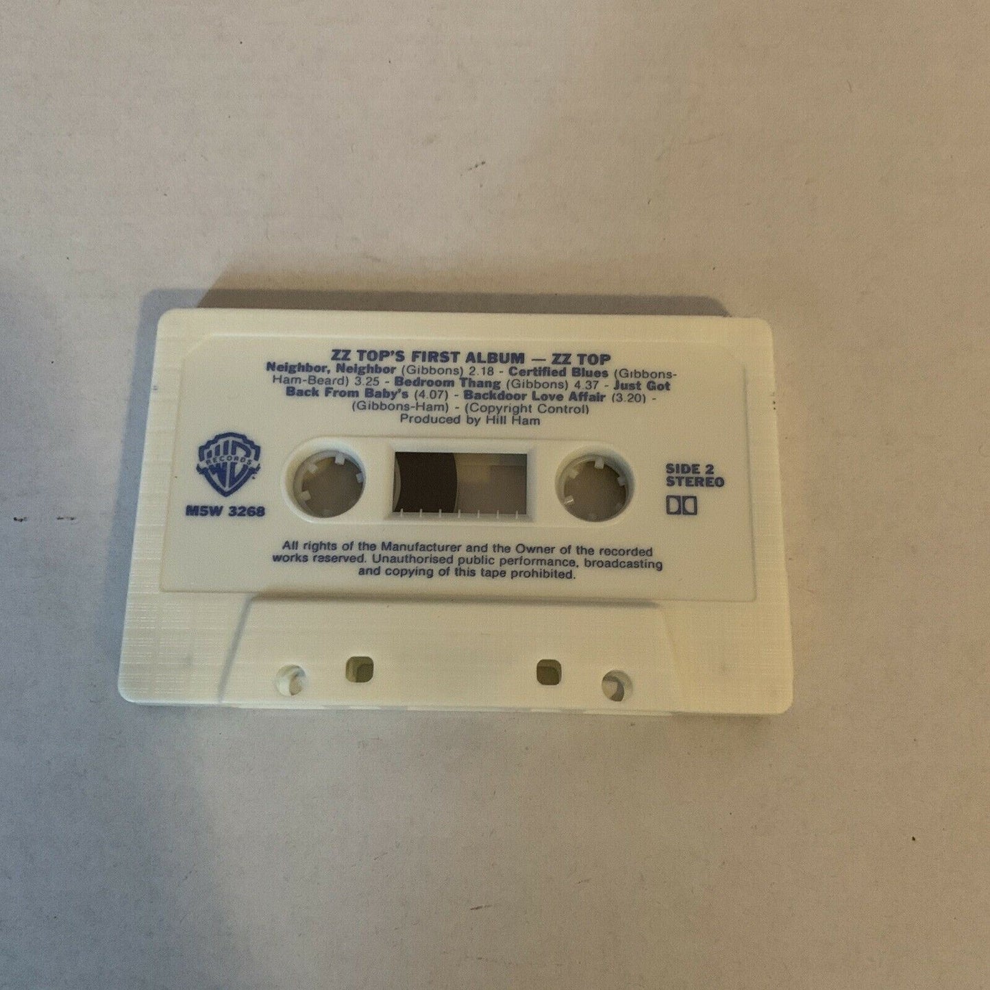 ZZ Top's First Album - Cassette Tape