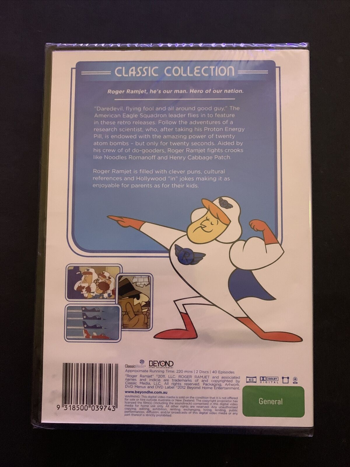 *New Sealed* Roger Ramjet - He's Our Man (DVD, 1969, 2-Disc Set) Region 4