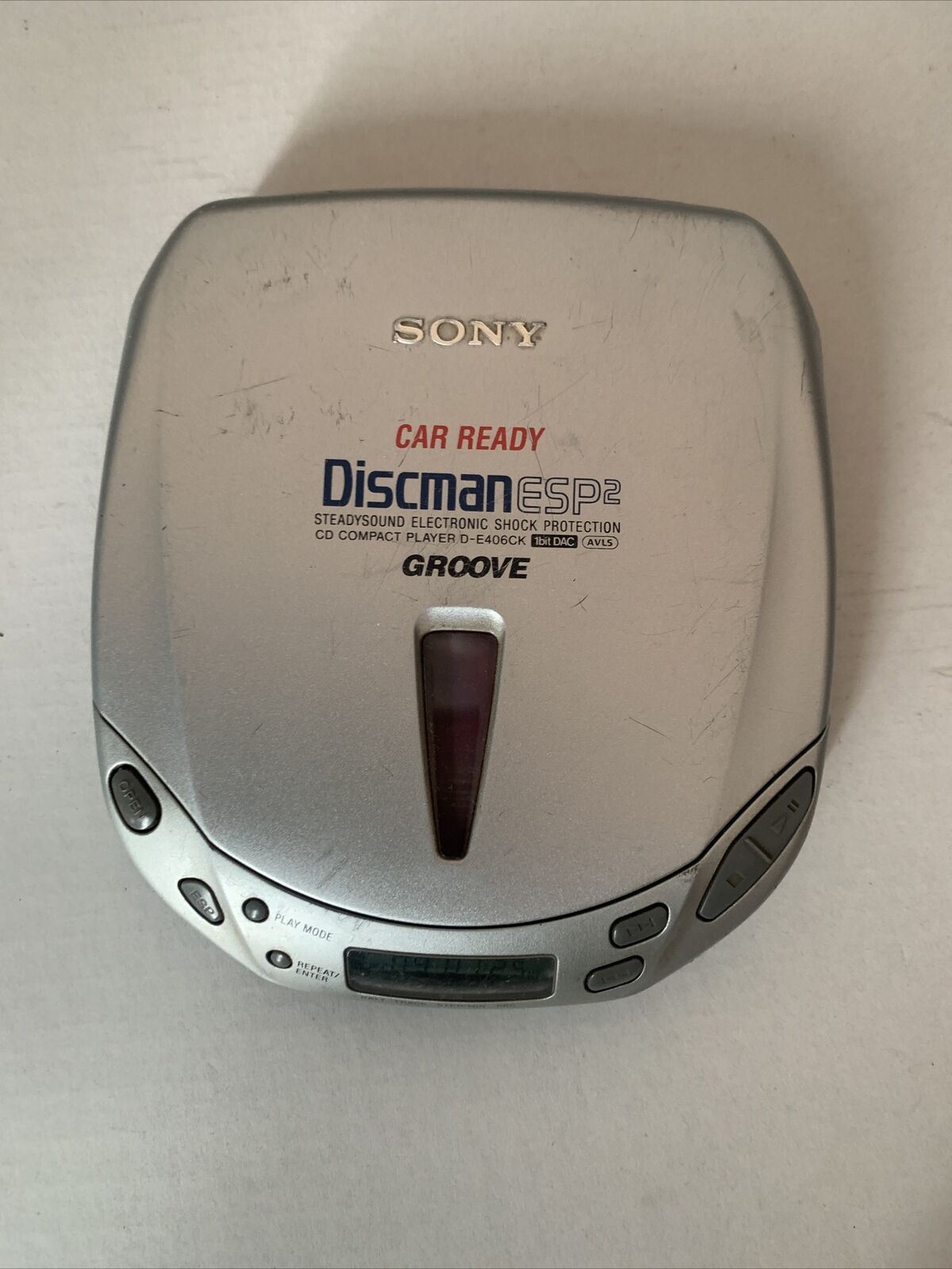 Sony Discman ESP2 Groove D-E406CK Portable CD Player with Anti-skip Protection