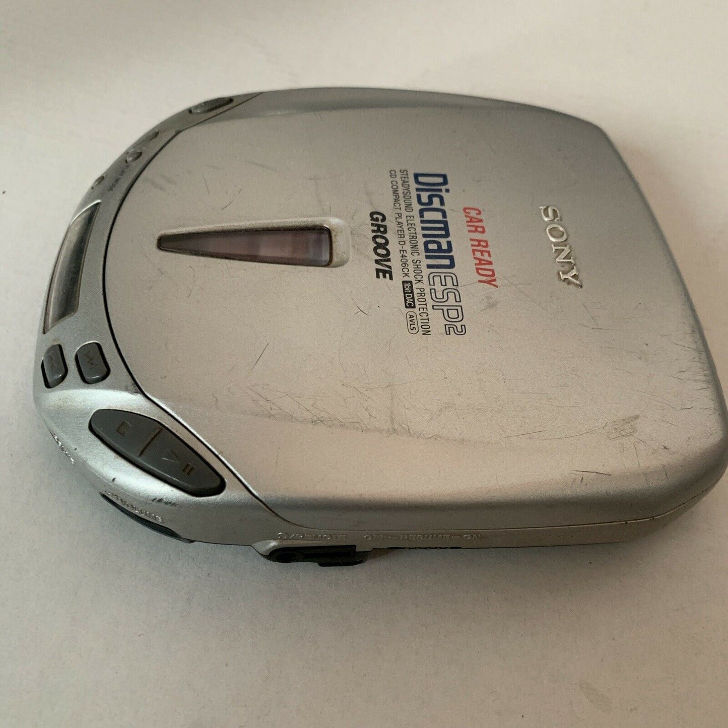 Sony Discman ESP2 Groove D-E406CK Portable CD Player with Anti-skip Protection
