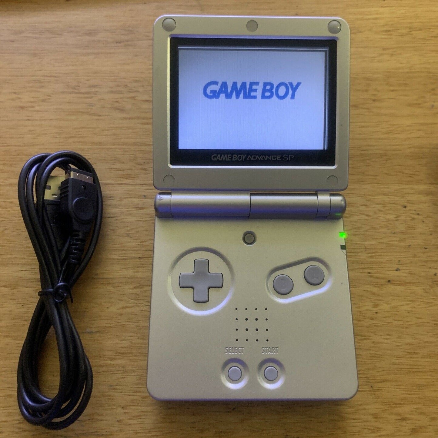 Nintendo Gameboy Advance SP Handheld Silver with USB Charger