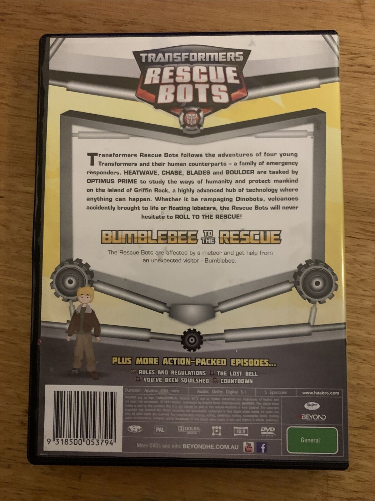 Transformers Rescue Bots - Bumblebee To The Rescue (DVD, 2014) All Regions