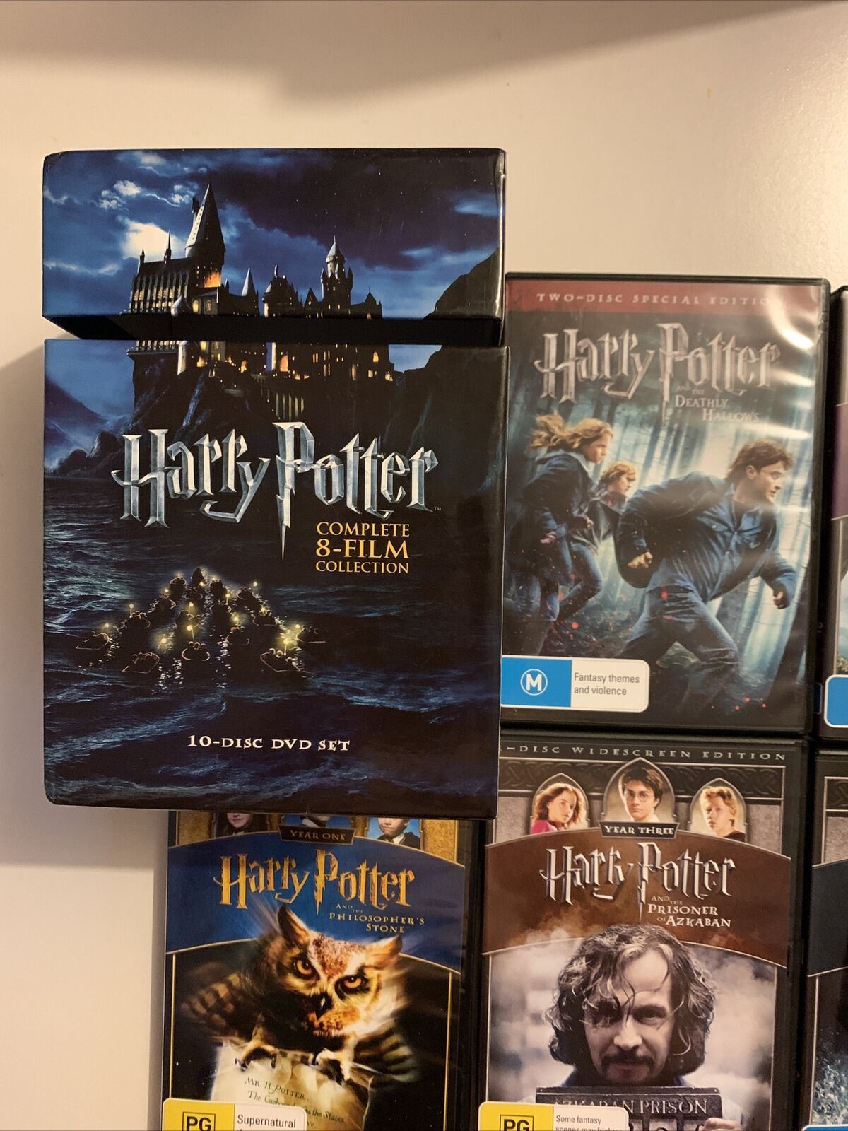 Harry Potter - Complete 8-Film Collection (DVD, 2011, 10-Disc) Region 4