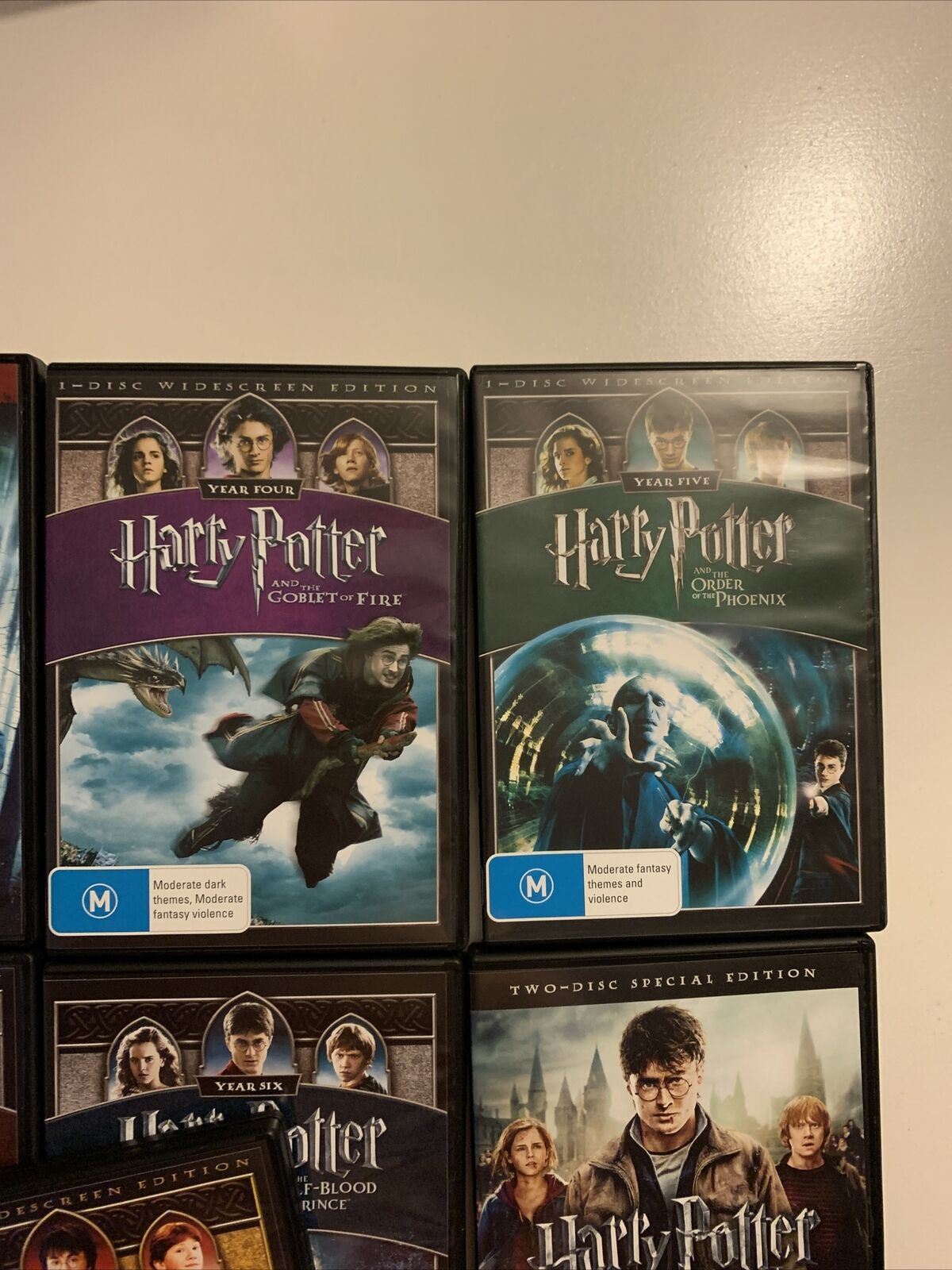 Harry Potter - Complete 8-Film Collection (DVD, 2011, 10-Disc) Region 4