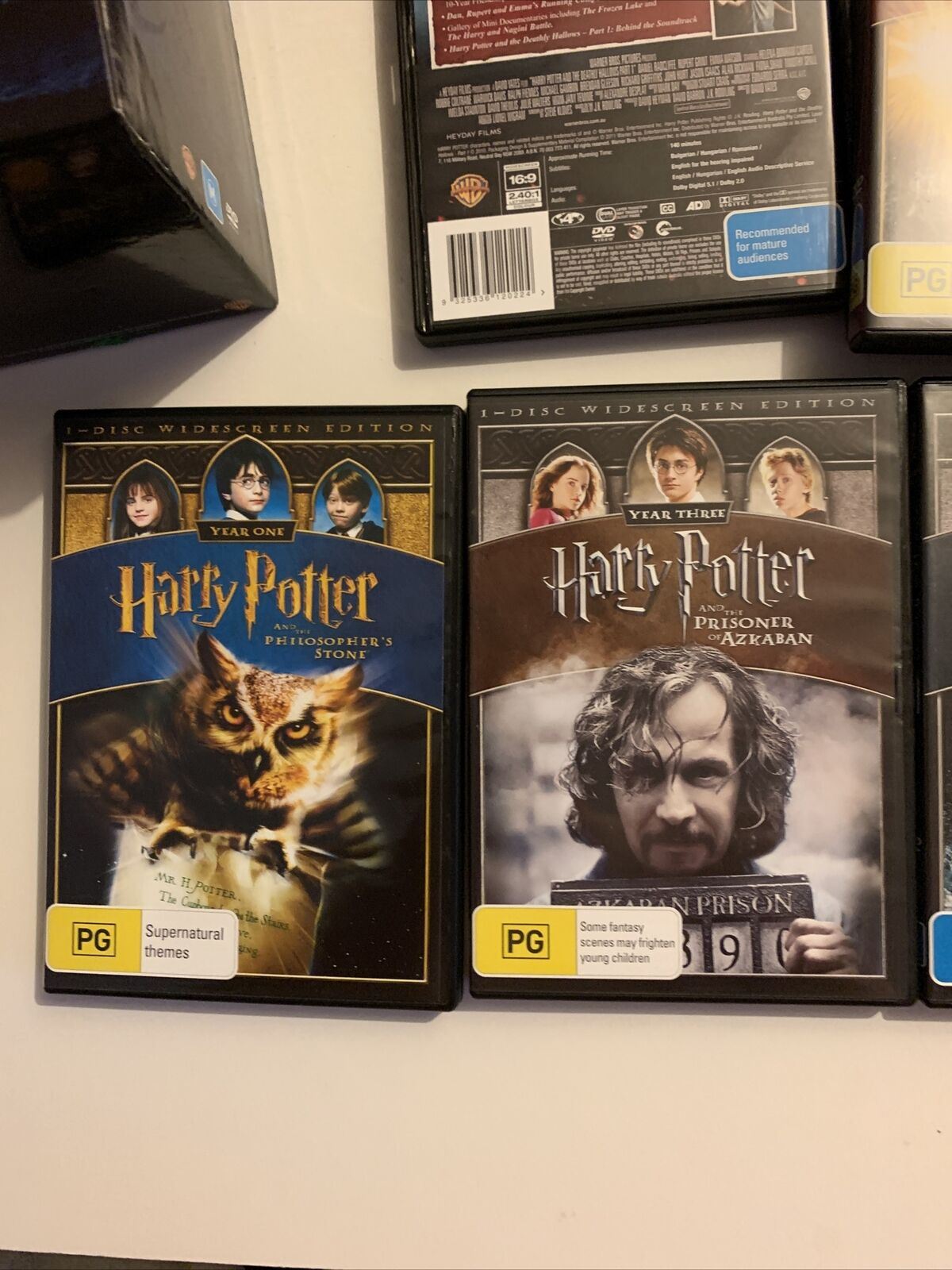 Harry Potter - Complete 8-Film Collection (DVD, 2011, 10-Disc) Region 4