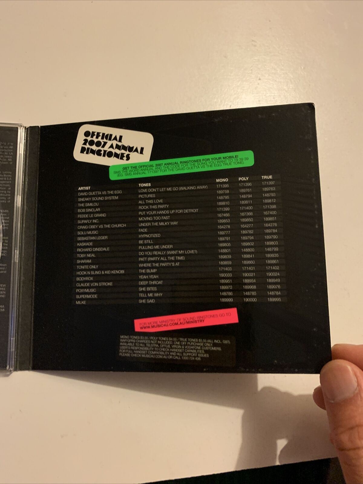 Ministry of Sound The 2007 Annual Mixed by John Course & Mark Dynamix (CD, 2007)